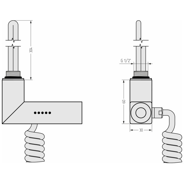 Модуль электрический многофункциональный Сунержа МЭМ CUBE левый матовый белый (30-1517-3007) Модуль электрический многофункциональный Сунержа МЭМ CUBE левый матовый белый (30-1517-3007)