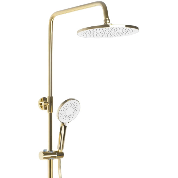 Душевая система с изливом Rea Avalon Gold (REA-P8812)