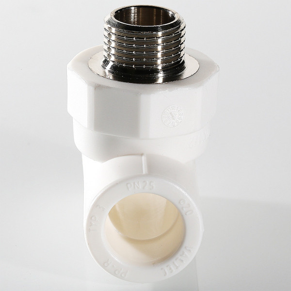 Тройник переходной PP-R 20*1/2"Н VALTEC (латунь, белый) VTp.733.0.02004 Тройник переходной PP-R 20*1/2"Н VALTEC (латунь, белый) VTp.733.0.02004
