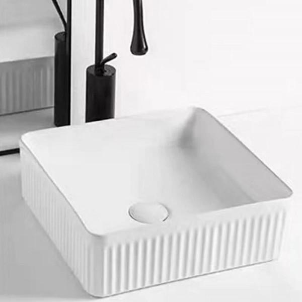 Раковина накладная RGW GS-1 37x37x13 белая (81211-1)