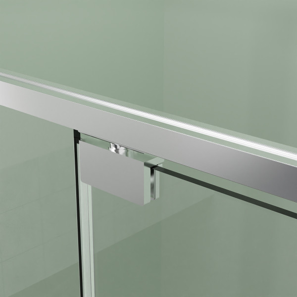 Душевой уголок Azario Male 100x100x195 стекло прозрачное, профиль графит матовый (AZ-J50-10-MGR-CL)