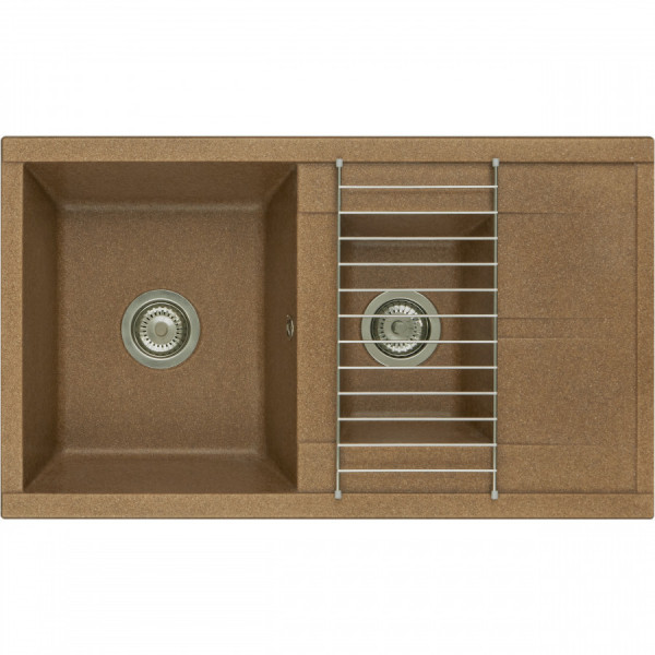 Мойка для кухни врезная Aquaton Делия 87 510x870x218 терракот (1.A716.2.32D.E27.0) Мойка для кухни врезная Aquaton Делия 87 510x870x218 терракот (1.A716.2.32D.E27.0)