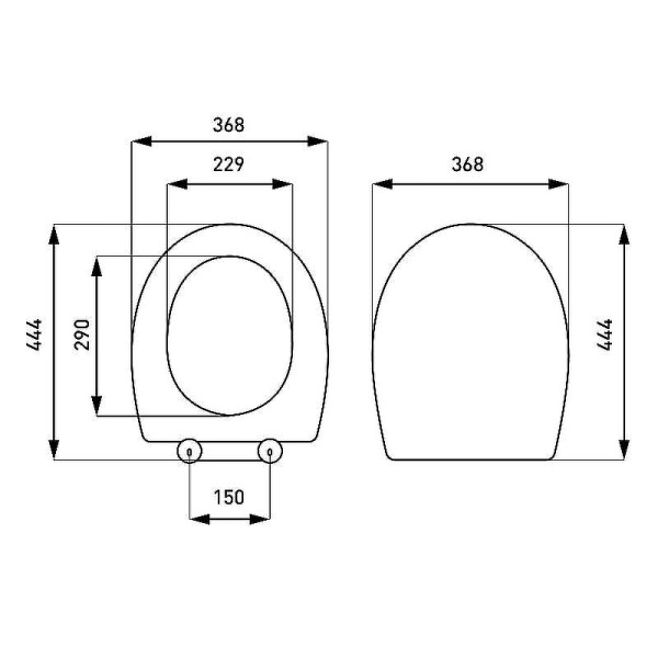 Сиденье для унитаза Vitra Universal с микролифтом (805-003-009)