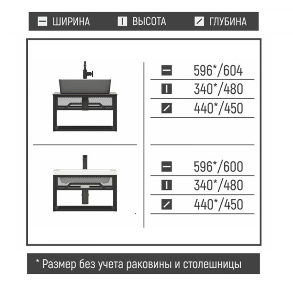 Тумба подвесная Melodia Металлика 60 (Como 60) подвесная металл черная (MFR80104BK) Тумба подвесная Melodia Металлика 60 (Como 60) подвесная металл черная (MFR80104BK)
