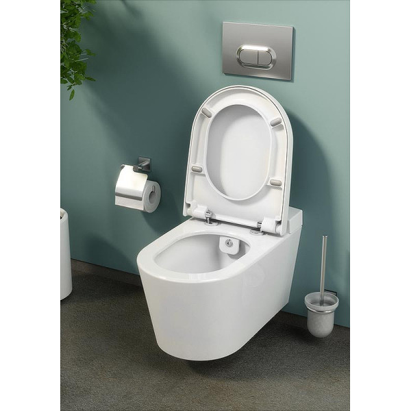 Унитаз подвесной VitrA Nest c функцией биде, cсмесителем, с бачком VitrA Fresh, c сиденьем микролифт (5176B003-6233) Унитаз подвесной VitrA Nest c функцией биде, cсмесителем, с бачком VitrA Fresh, c сиденьем микролифт (5176B003-6233)