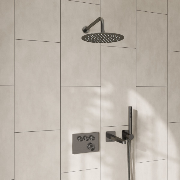 Смеситель для ванны и душа встраиваемый Thermo WasserKRAFT никель (A4258.097.121.275.100.276.298 Thermo)