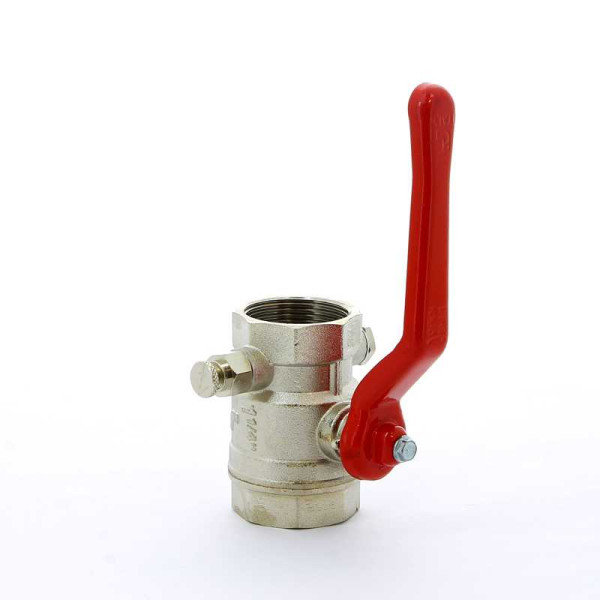 Кран Itap 1 1/4" ВВ шаровый (спускной клапан, красная ручка) (1150114)