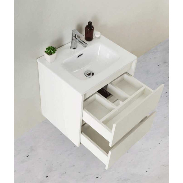 Тумба подвесная BelBagno Kraft 39 60 см Bianco Opaco (Kraft 39-600/390-2C-SO-BO)