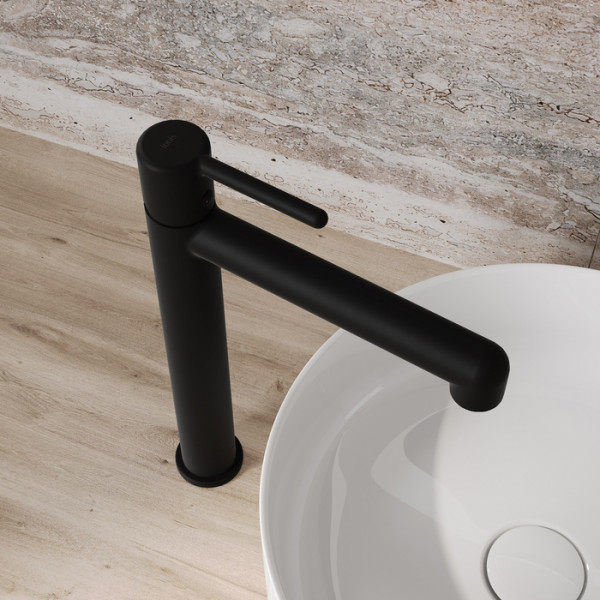 Смеситель для раковины Iddis Aiger черный (AIGBL01i01) Смеситель для раковины Iddis Aiger черный (AIGBL01i01)