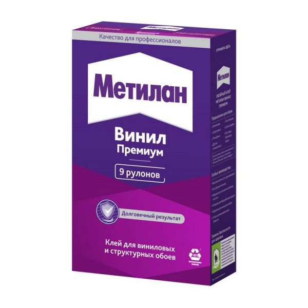 Клей обойный Метилан Винил Премиум без индикатора 250 г. (1518429)