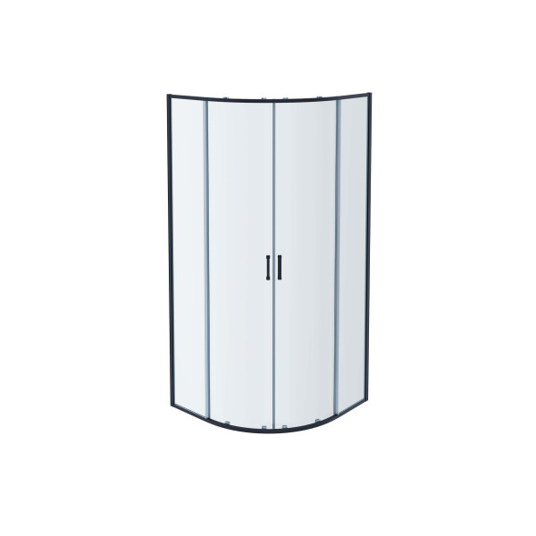 Душевой уголок Aquatek Ария 90x90x200 стекло прозрачное, профиль оружейная сталь (AQ ARI RO 09020GM)