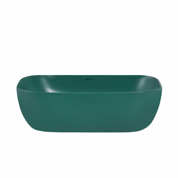 Раковина накладная Abber Rechteck темно-зеленая матовая (AC2200MBG) Раковина накладная Abber Rechteck темно-зеленая матовая (AC2200MBG)
