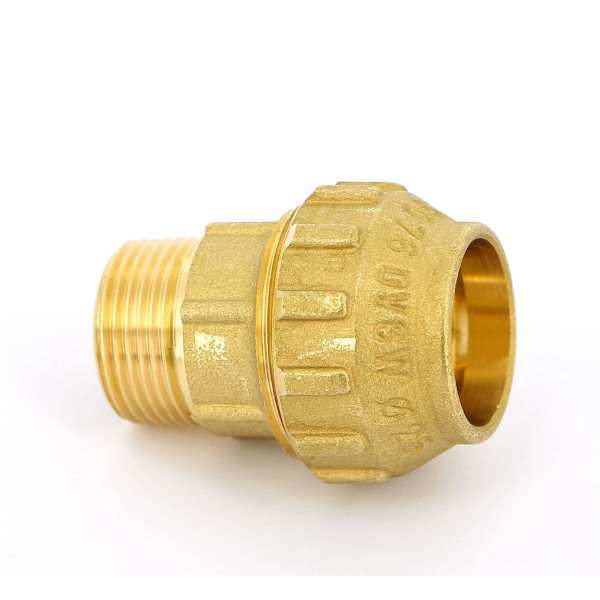 Соединение прямое "Tiemme" 20*1/2"Н (для п/э трубы) (3400006) Соединение прямое "Tiemme" 20*1/2"Н (для п/э трубы) (3400006)