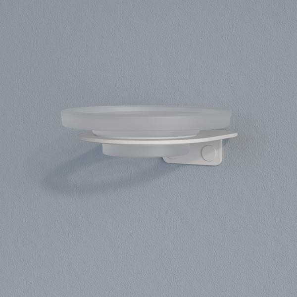 Мыльница нержавеющая стальNOA белый матовый Iddis (NOAWTG0i42)