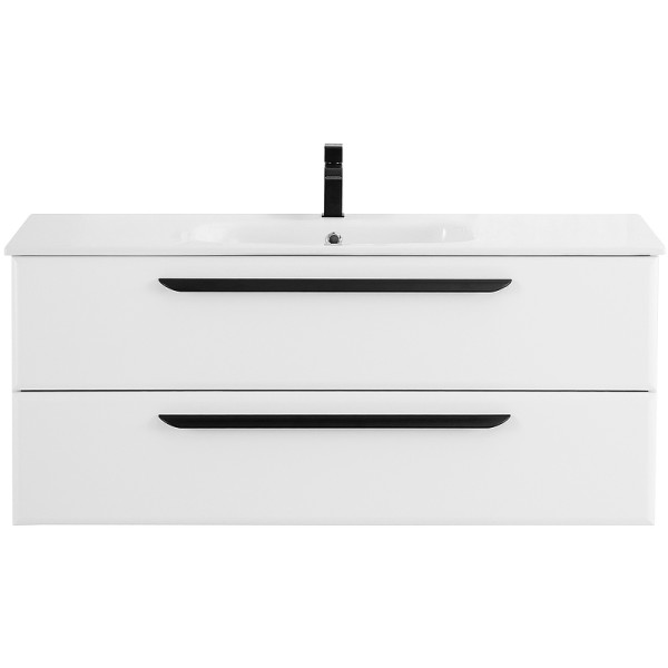 Тумба подвесная Cezares Eco 117x50 Bianco Lucido (ECO-CER-120-2C-SO-BL)