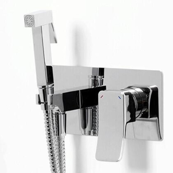 Смеситель с гигиеническим душем WasserKRAFT Aller хром (10638) Смеситель с гигиеническим душем WasserKRAFT Aller хром (10638)