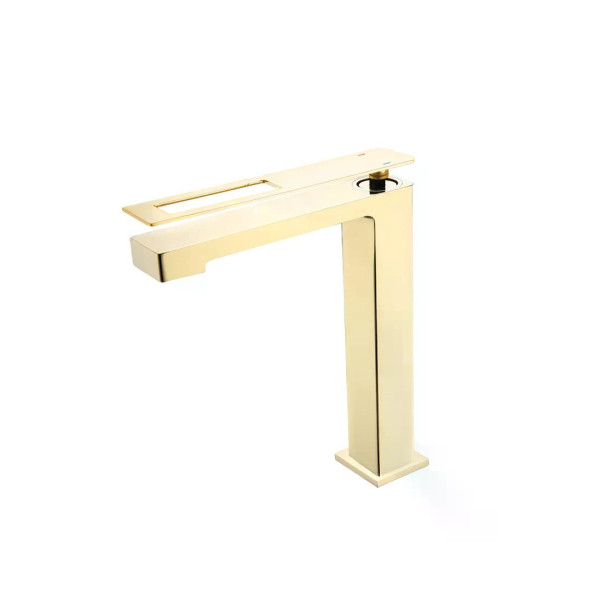 Смеситель для раковины Boheme Q G (золото) (142-GG)