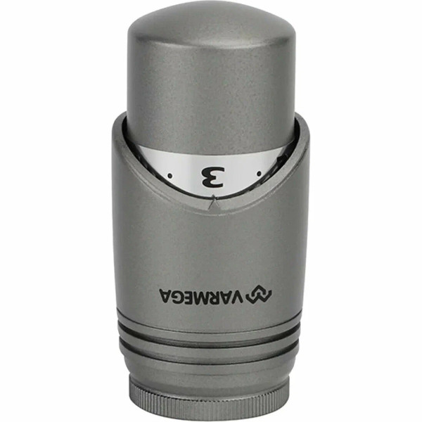 Головка термостатическая Varmega VM112 жидкостная М30х1,5 (серая) (VM11203)