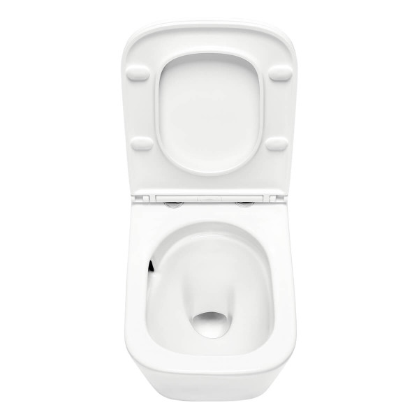 Инсталляция с унитазом TECEspring Base с клавишей хром глянц. унитаз модель S (K401101WCS)