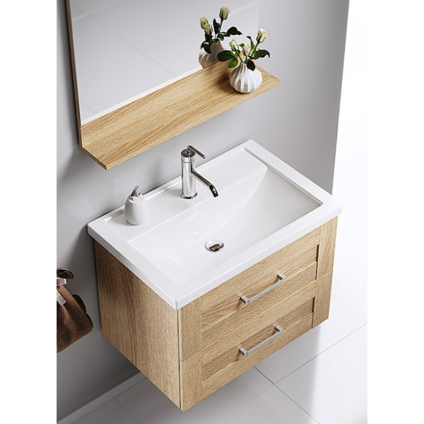 Зеркало Aqwella Foster 600x800x180 дуб сонома (FOS0206DS)