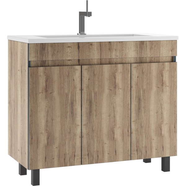 Тумба напольная Modul 100Dolche Dark без ящика Домино (DD5402T)