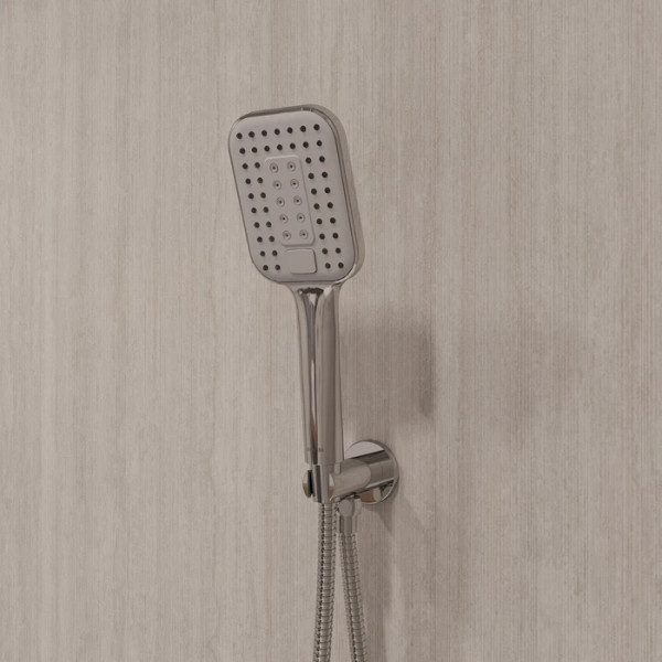 Выход для шланга с держателем для лейки глянцевый хром Dale Milardo (DALSB00M62)