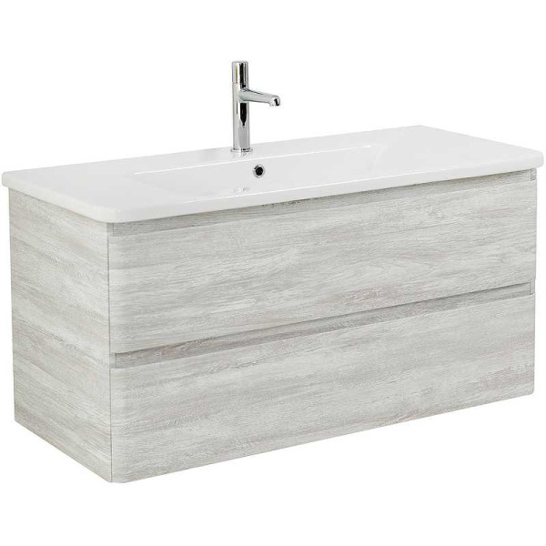 Тумба подвесная BelBagno Albano-CER 105 Rovere Vintage Bianco (ALBANO-CER-1050-2C-SO-RVB)