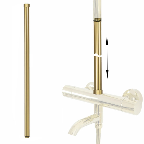 Удлинитель душевой стойки Rea 60 см Gold mat (Tom, Soul, Aldi, Bliss, Santos, Roger, Lungo с термостатом, Luis, Vigo) (REA-K6652) Удлинитель душевой стойки Rea 60 см Gold mat (Tom, Soul, Aldi, Bliss, Santos, Roger, Lungo с термостатом, Luis, Vigo) (REA-K6652)