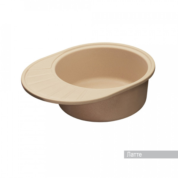 Мойка для кухни врезная Aquaton Чезана 437x568x191 латте (1.A711.2.32C.S26.0)