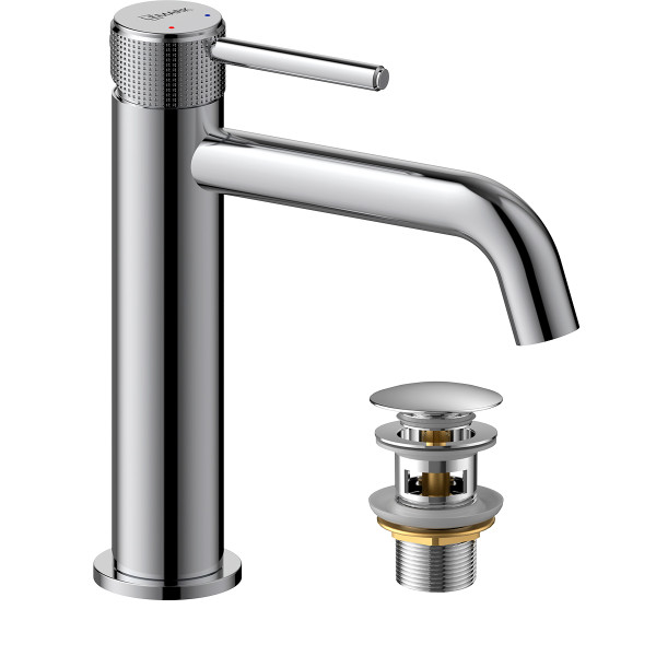 Смеситель для раковины Lemark Beluga хром (LMF-8012B-C) Смеситель для раковины Lemark Beluga хром (LMF-8012B-C)