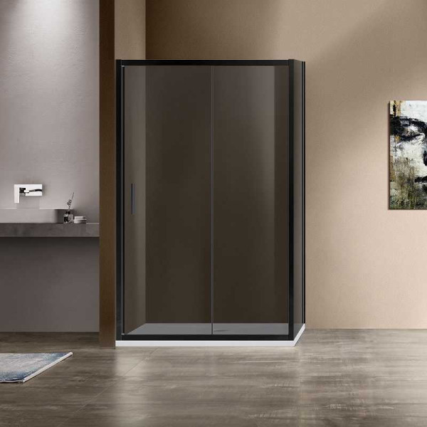 Душевой уголок Vincea Garda 1200х900х1900 стекло тонированное, профиль черный (VSR-1G9012CGB) Душевой уголок Vincea Garda 1200х900х1900 стекло тонированное, профиль черный (VSR-1G9012CGB)