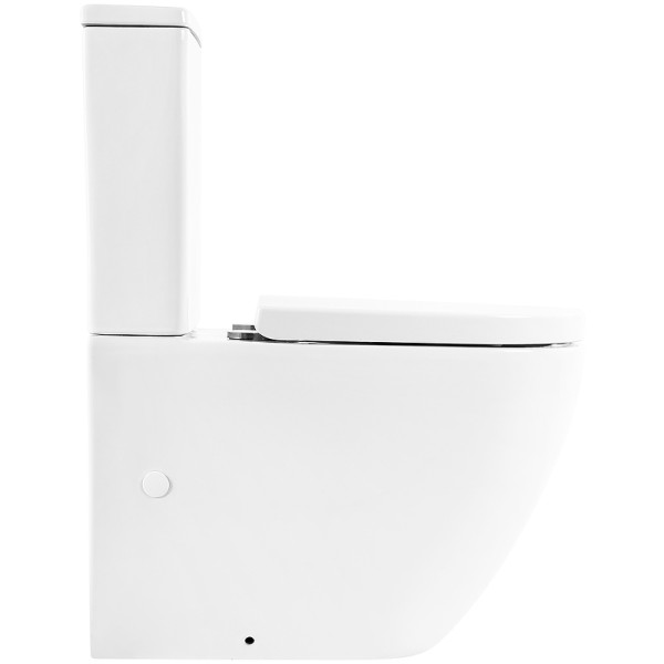 Унитаз-компакт BelBagno Sfera-R безободковый (BB2141CPR/BB865SC)