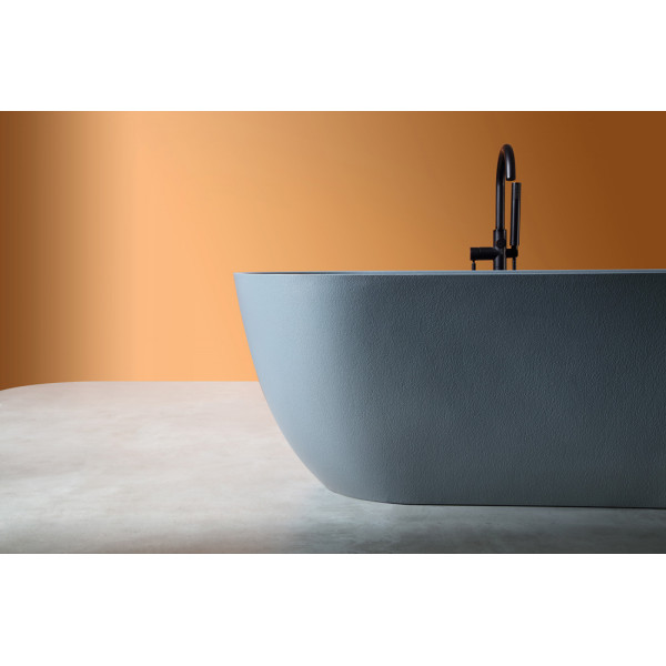 Ванна из искусственного камня Abber Frankfur 170x75 серая матовая (AM9941G)