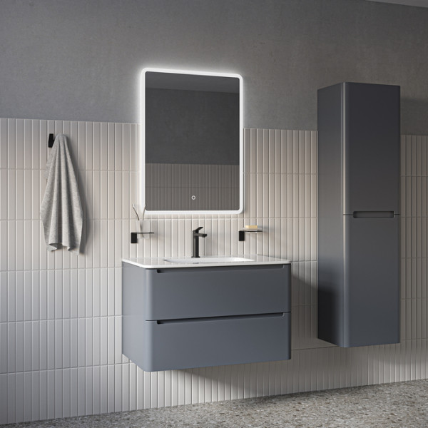 Зеркало с подсветкой 3 в 1 два навеса 80/60 см Uniq Iddis (UNI8060i98)