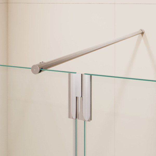 Душевая перегородка RGW WA-054 (WA-010 + Z-072) 1300 стекло прозрачное, профиль хром (351005433-11)