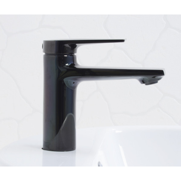 Смеситель для раковины WasserKRAFT Glan черный глянцевый (6603)