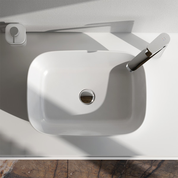 Раковина накладная AM.PM Func 45x33 белый глянец (M8FWCC10450WG) Раковина накладная AM.PM Func 45x33 белый глянец (M8FWCC10450WG)