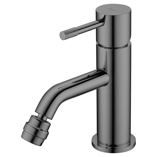 Смеситель для биде Boheme Uno черный (466-SGM)