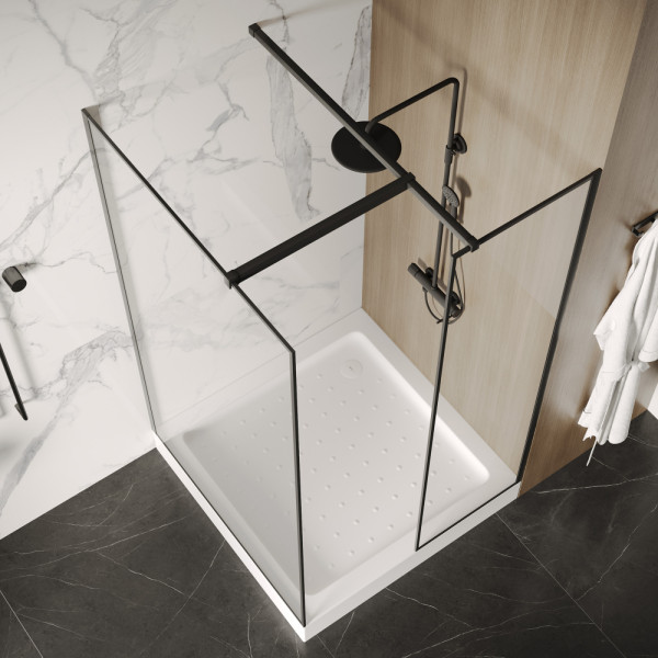 Душевой поддон Abber 100х100 белый (AD3D100)