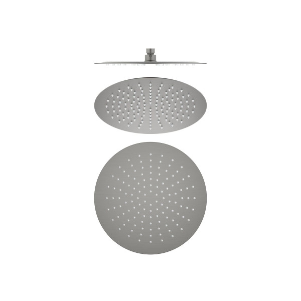 Верхний душ Aquatek 300 мм шлифованный черный хром (AQ2075BGM)