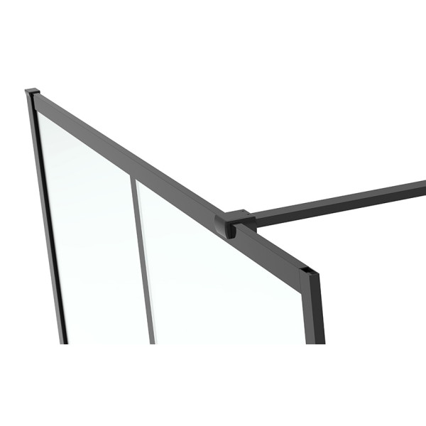 Душевая перегородка Abber Immer Offen 1000*2000 стекло прозрачное, профиль черный (AG63100B) Душевая перегородка Abber Immer Offen 1000*2000 стекло прозрачное, профиль черный (AG63100B)