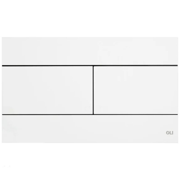 Клавиша смывная Oli Slim белый матовый (659042)
