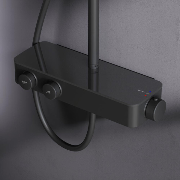 Душевая система AM.PM Inspire V2.0 набор: см-ль д/душа с термостатом, верхний душ d 250 мм, Лейка для душа (F0750A422) Душевая система AM.PM Inspire V2.0 набор: см-ль д/душа с термостатом, верхний душ d 250 мм, Лейка для душа (F0750A422)