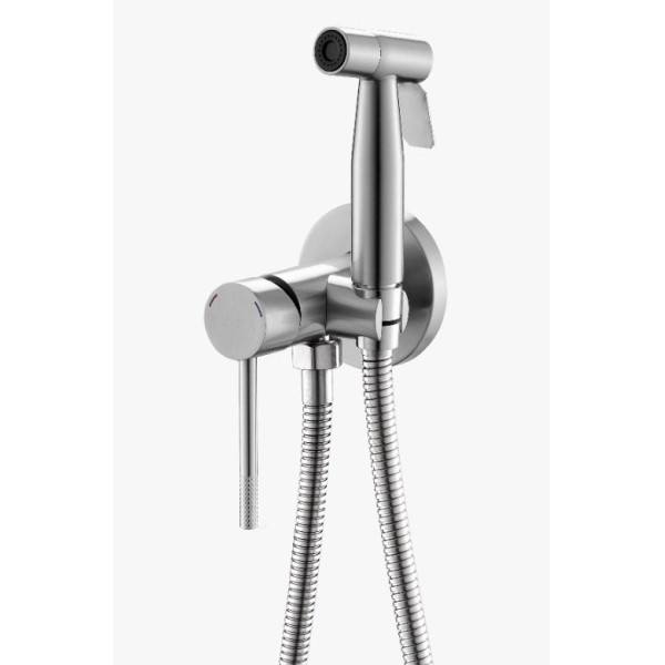 Смеситель с гигиеническим душем Voda Vessel хром (VSL01 VODA)