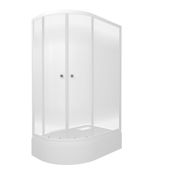 Душевое ограждение Triton Коралл 120x80 правосторонняя стекло матовое, профиль белый (DK392) Душевое ограждение Triton Коралл 120x80 правосторонняя стекло матовое, профиль белый (DK392)