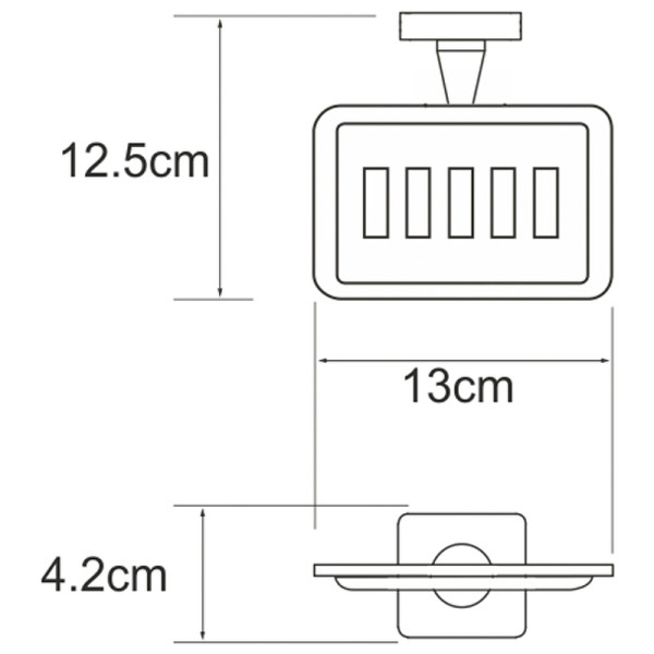 Мыльница WasserKRAFT Dill (K-3969)