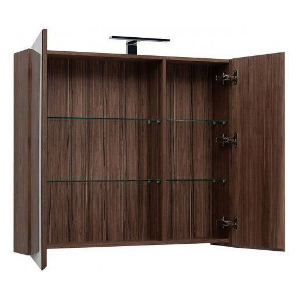 Зеркало-шкаф Aquanet Нью-Йорк 100x87,3 орех (00203955) Зеркало-шкаф Aquanet Нью-Йорк 100x87,3 орех (00203955)