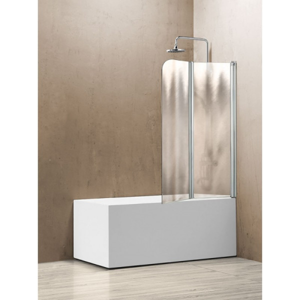 Душевая шторка для ванны Vincea 1140х1400 стекло шиншилла, профиль хром (VSB-12114CH-R) Душевая шторка для ванны Vincea 1140х1400 стекло шиншилла, профиль хром (VSB-12114CH-R)