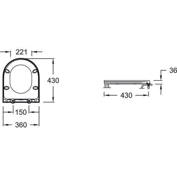 Инсталляция с подвесным унитазом Jacob Delafon Rodin с сиденьем с клавишей смыва, хром (EDY102-00, E23280-00, E38066-CP, E38064-NF) (E39933-CP)