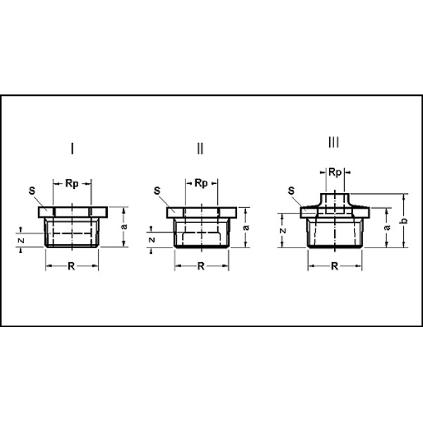 Футорка 1/8"В*1/2"Н (оцинков.)